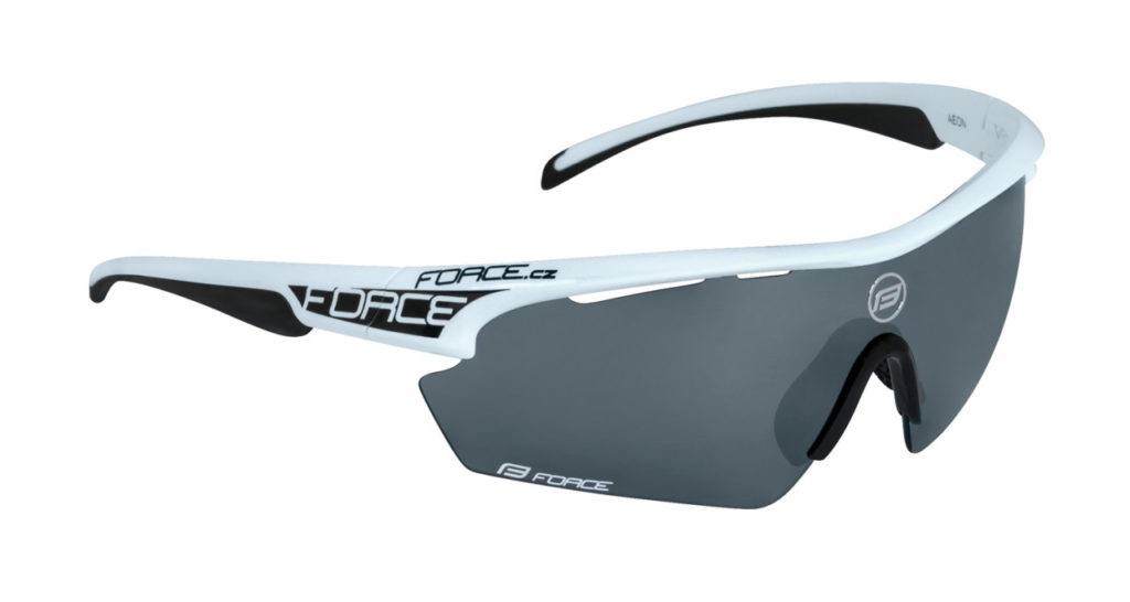 FORCE okuliare AEON, bielo-čierne, čierne laser sklá