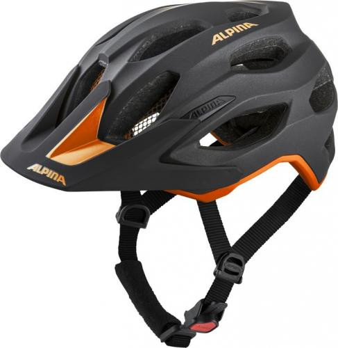 ALPINA Cyklistická prilba Carapax 2.0 čierno-oranžová