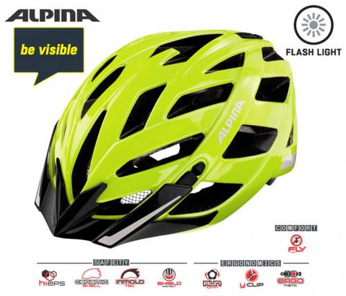 ALPINA Cyklistická prilba PANOMA 2.0 CITY Be Visible