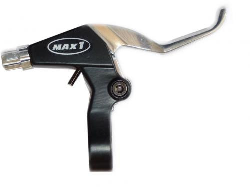 MAX1 Brzdové páčky V-brzdy AL strieborné 2,5-prstové