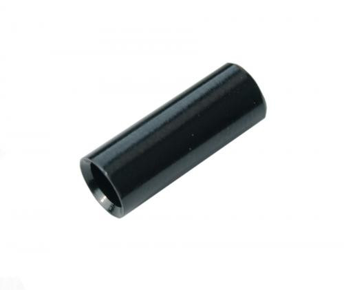 MAX1 Koncovka bowdenu CNC Alu, 4mm, utesnená čierna – 100ks balenie 100 ks