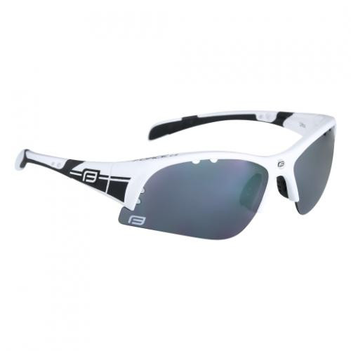 FORCE okuliare ULTRA biele, čierne laser sklá, biele