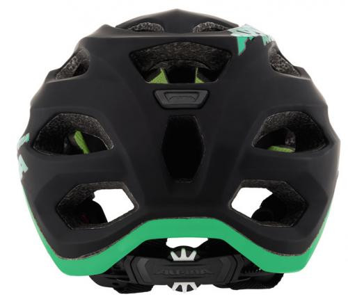 ALPINA Cyklistická prilba Carapax čierno-zelená