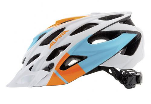 ALPINA Cyklistická prilba D-ALTO bielo-oranžovo-modrá veľ.: M, white-orange-blue