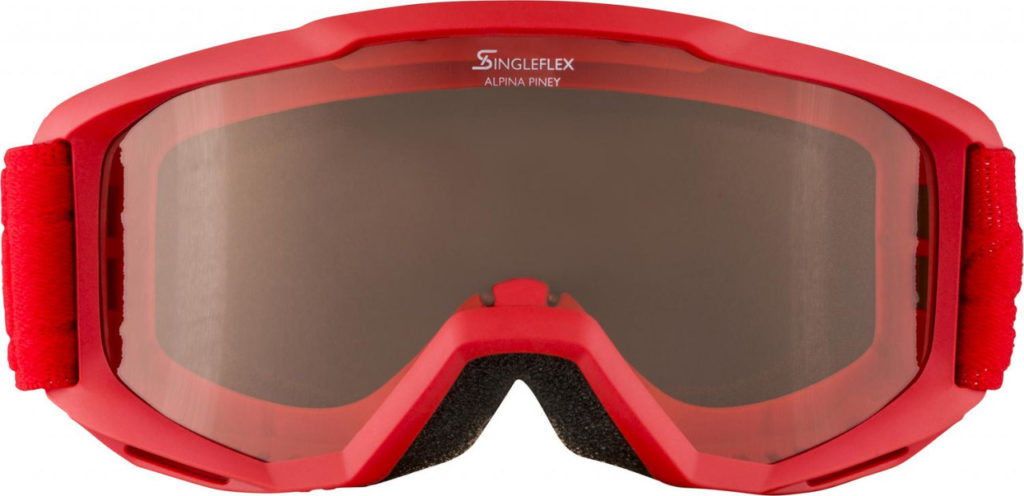 Lyžiarske okuliare detské Alpina PINEY červené