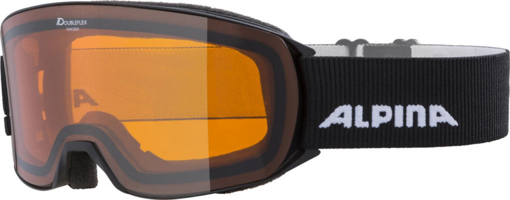 Lyžiarske okuliare Alpina NAKISKA DH čierne
