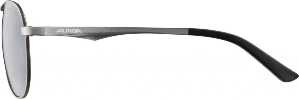 ALPINA Okuliare A 107 titanové matné, sklá: čierne zrkadlové