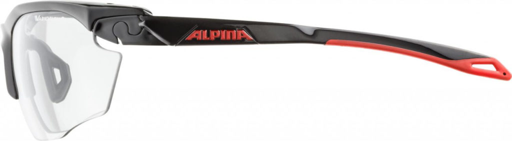 ALPINA Cyklistické okuliare TWIST FIVE HR VL+ čierno-červené
