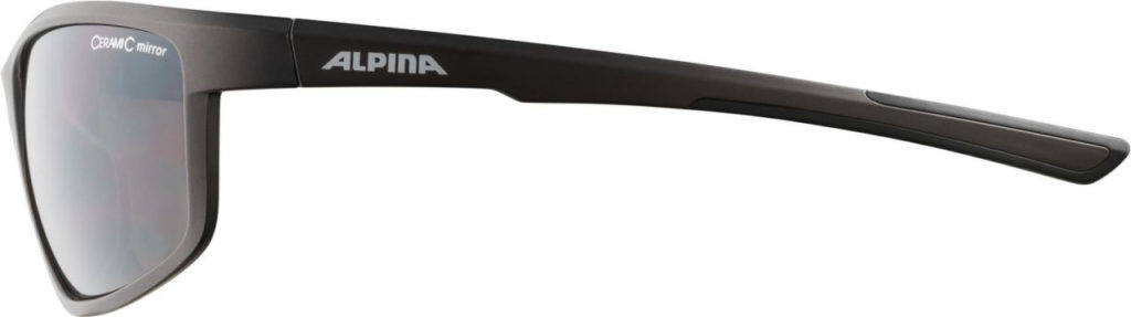 ALPINA Cyklistické okuliare DEFEY titánovo-čierne mat, sklá: hnedé zrkadlové