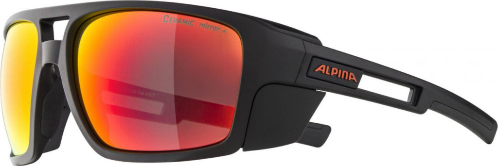 ALPINA Ľadovcové okuliare SKYWALSH CMR+ čierne matné