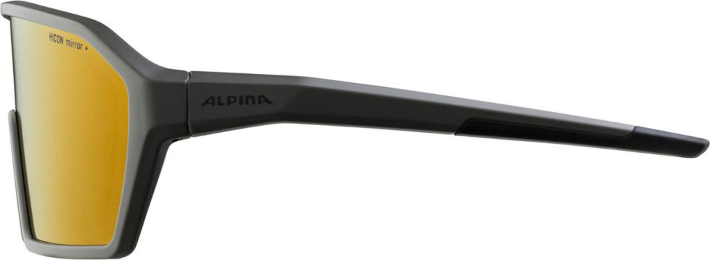 ALPINA Cyklistické okuliare RAM HM+ kávovo šedá