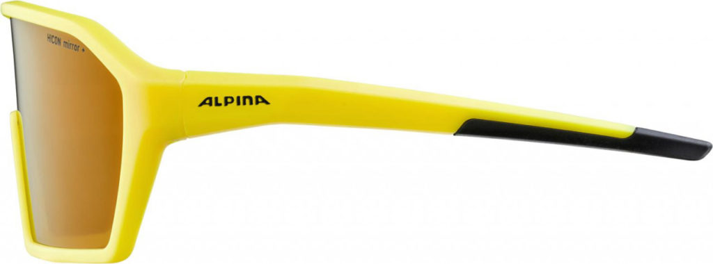 ALPINA Cyklistické okuliare RAM HM+ žlté mat