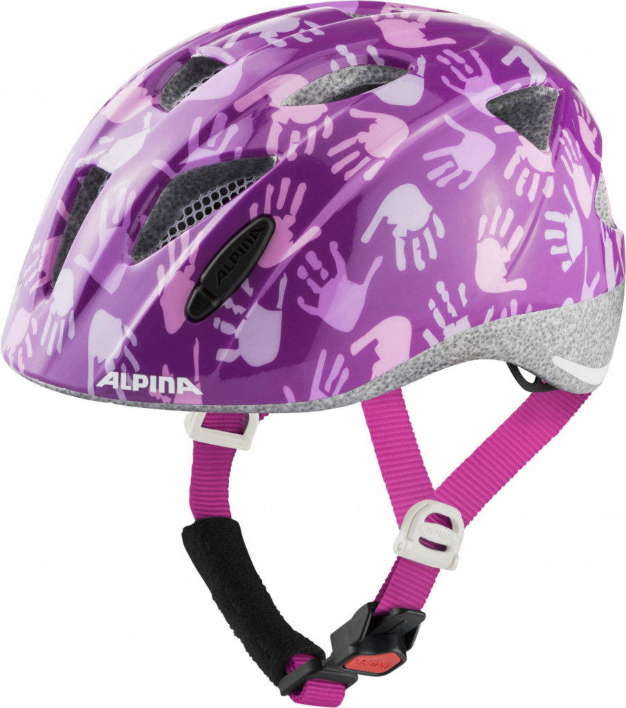 ALPINA Cyklistická prilba Ximo fialové ruky