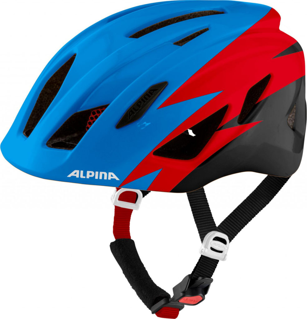 ALPINA Cyklistická prilba PICO modro-červeno-čierna