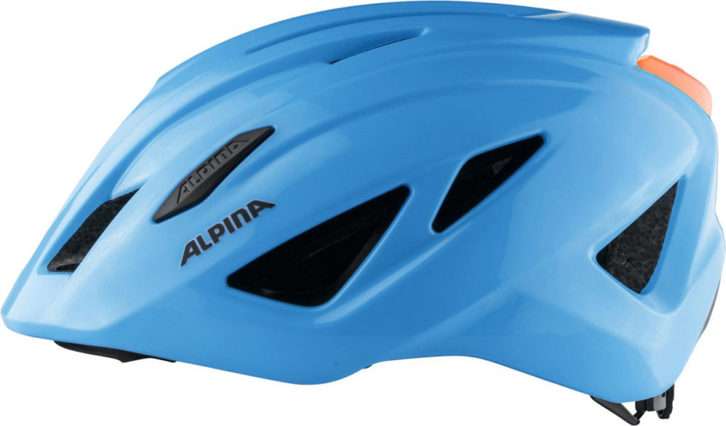 ALPINA Cyklistická prilba PICO FLASH neonovo modrá