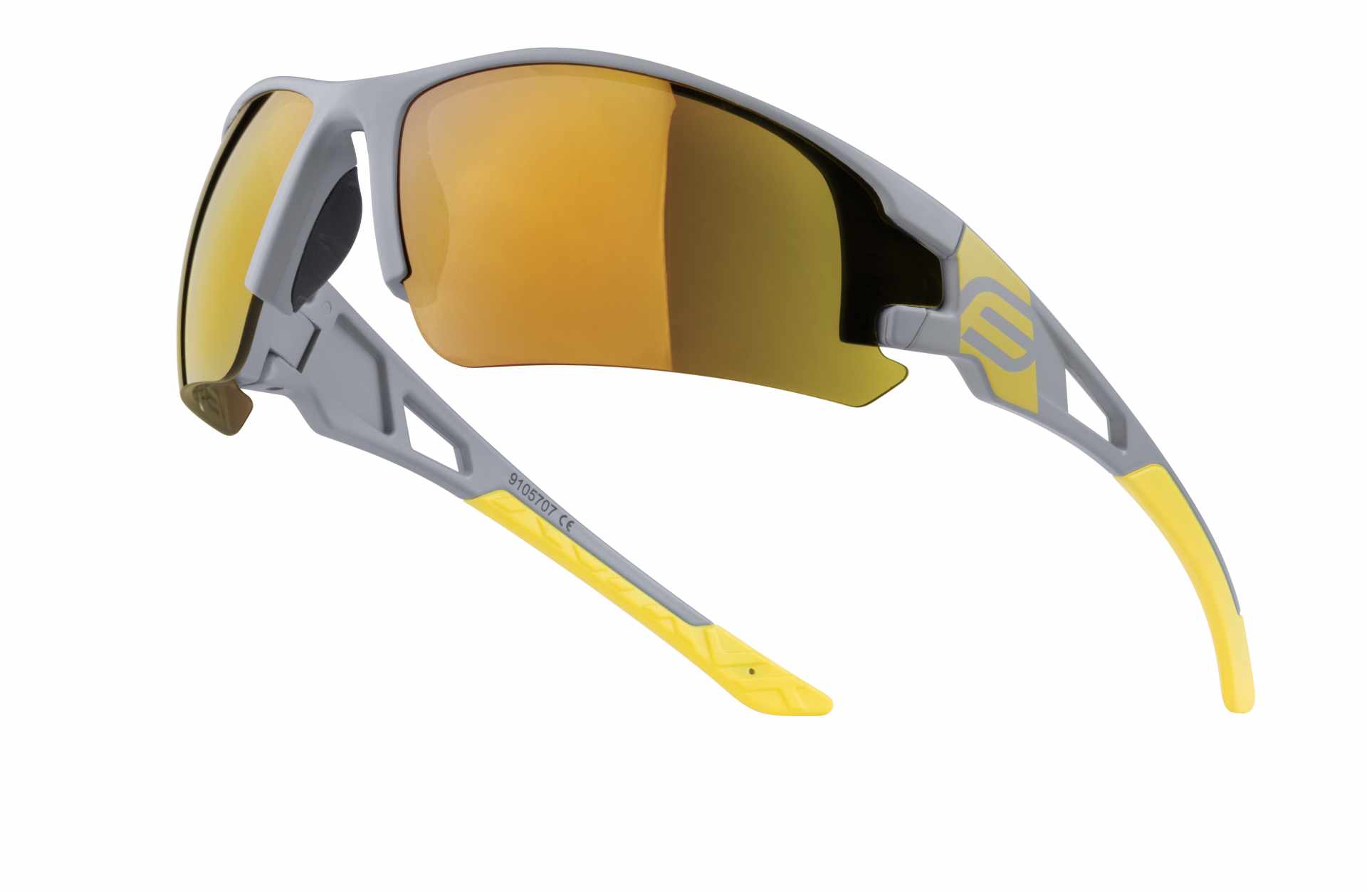 brýle FORCE CALIBRE šedo-žluté, žlutá zrc. skla