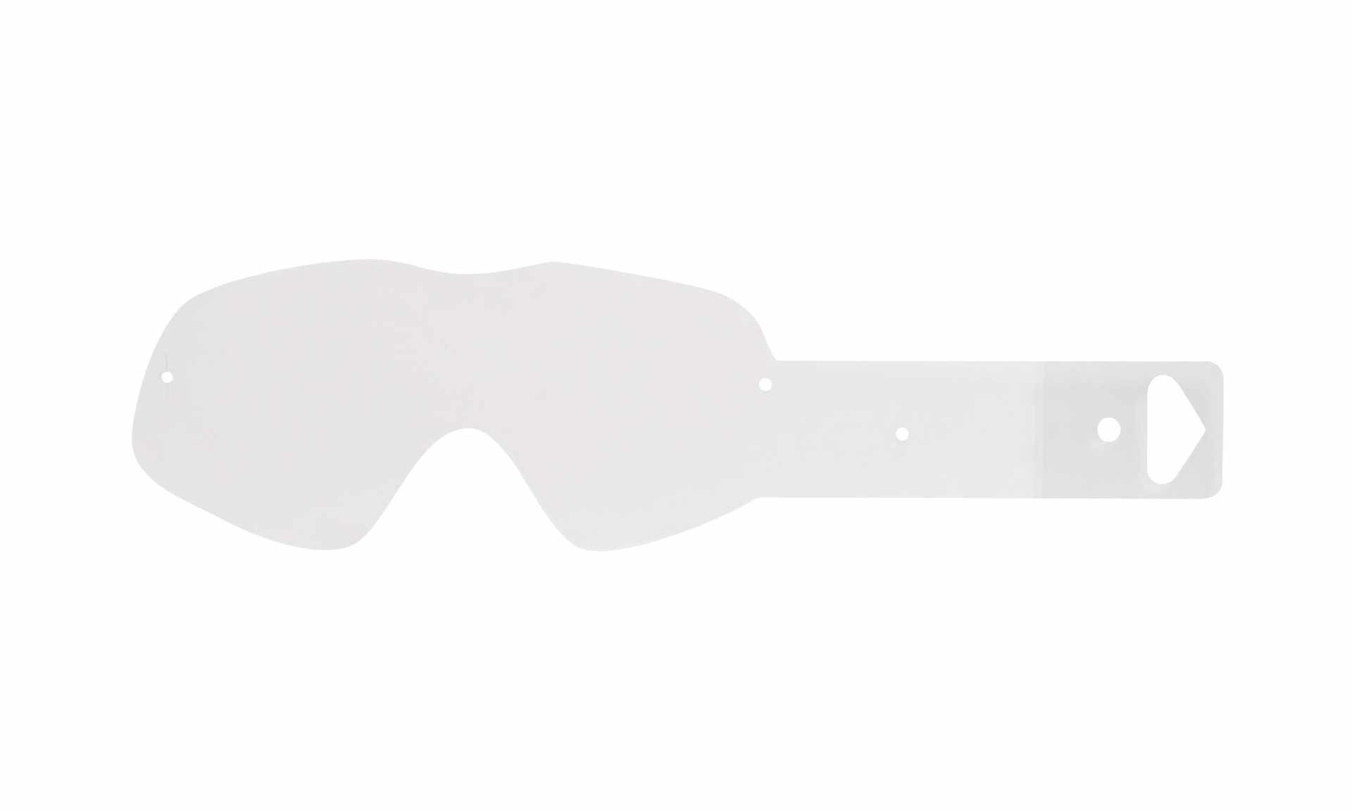 brýle FORCE GRIME sjezdové bílo-černé, čiré sklo