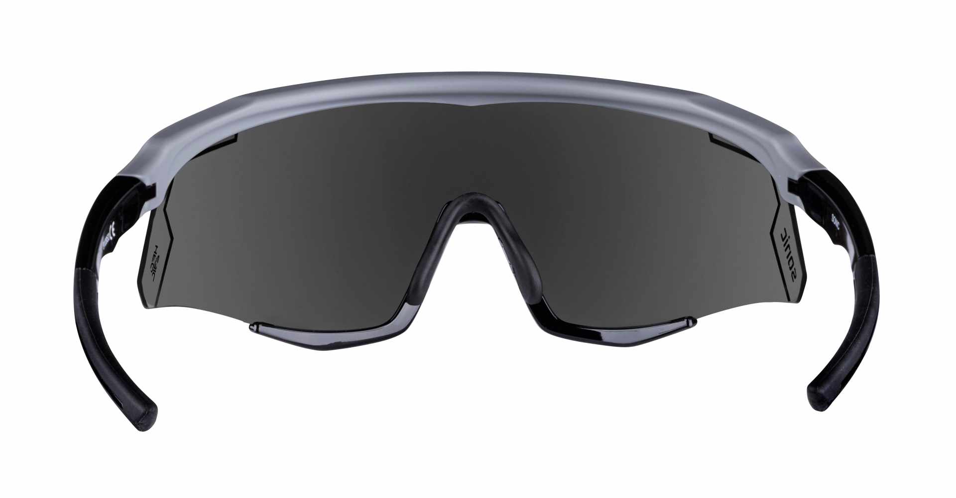 brýle FORCE SONIC šedo-černé, černé zrc. sklo