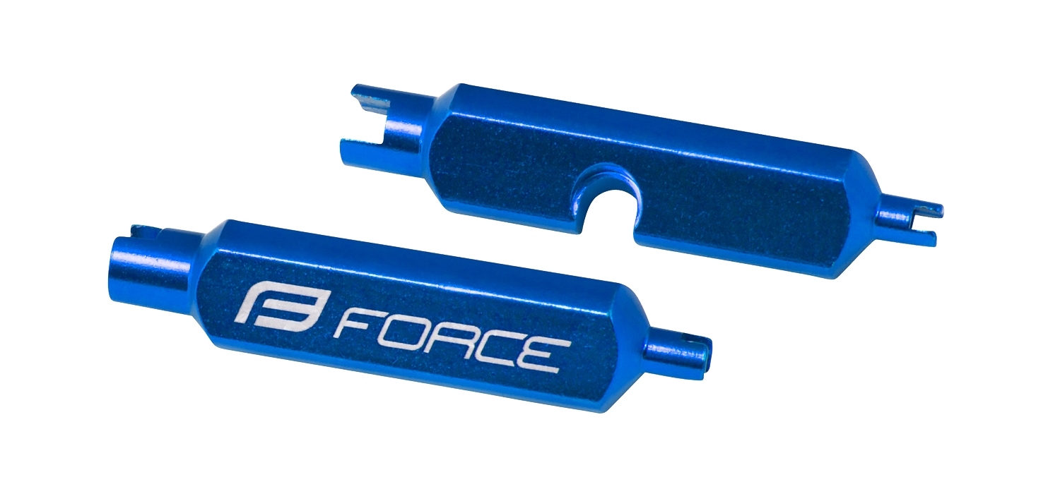 klíč FORCE na vložky AV/FV ventilků, hliník, modrý